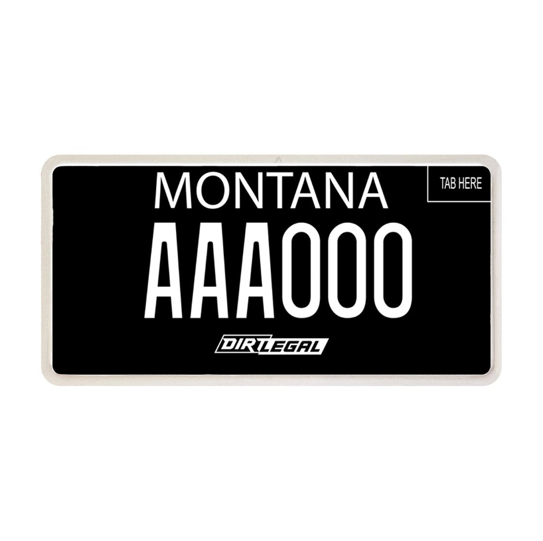 Montana Motorcycle Safety Foundation Custom Plate Background